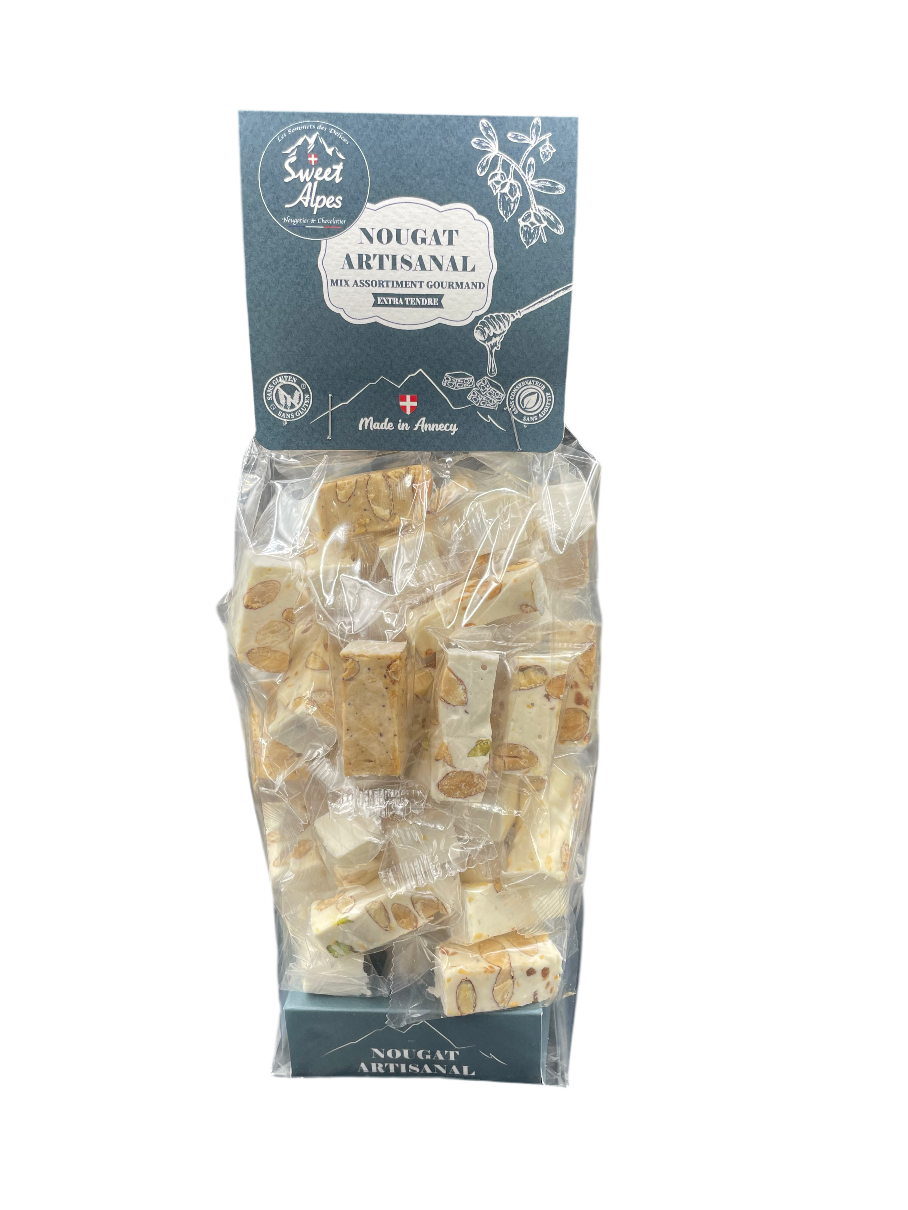 Assortiment de nougats en sachets - L’Assortiments Gourmands - 500g