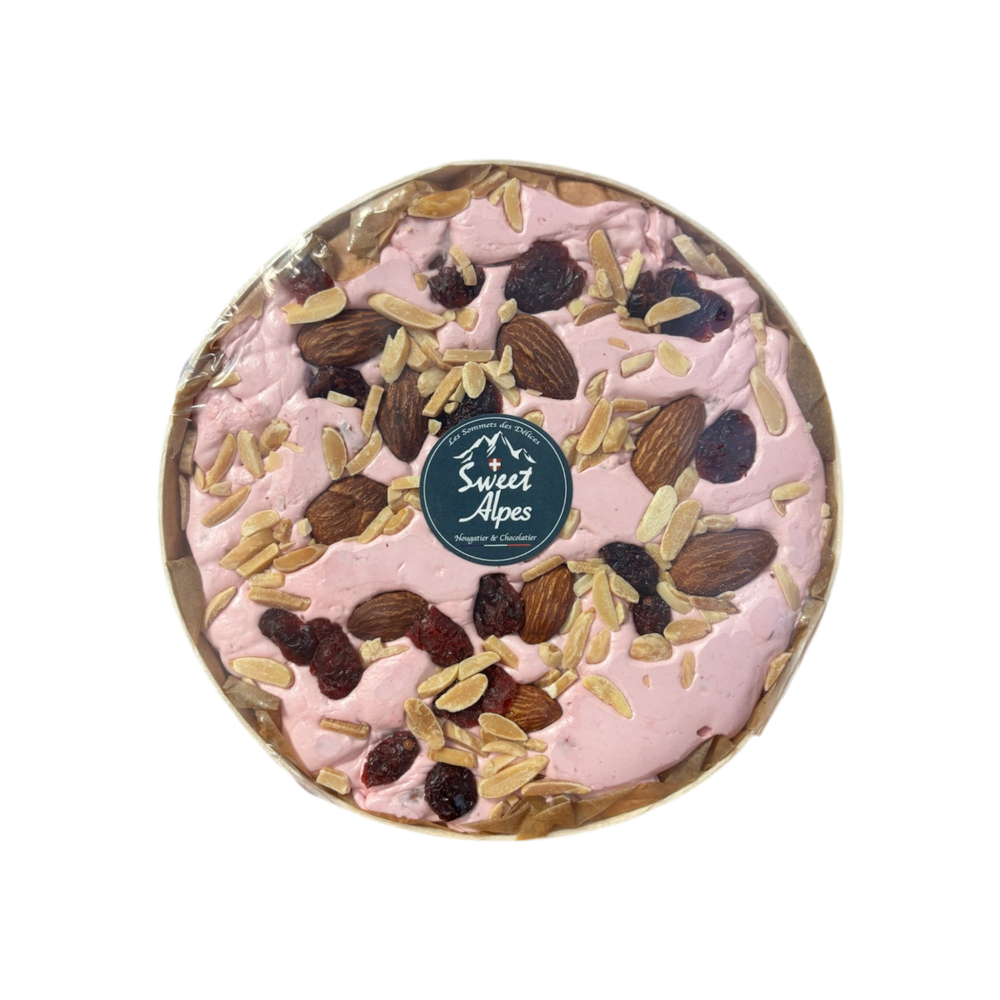 Tomme de Nougat - Le Pink Délicieux  - 500g