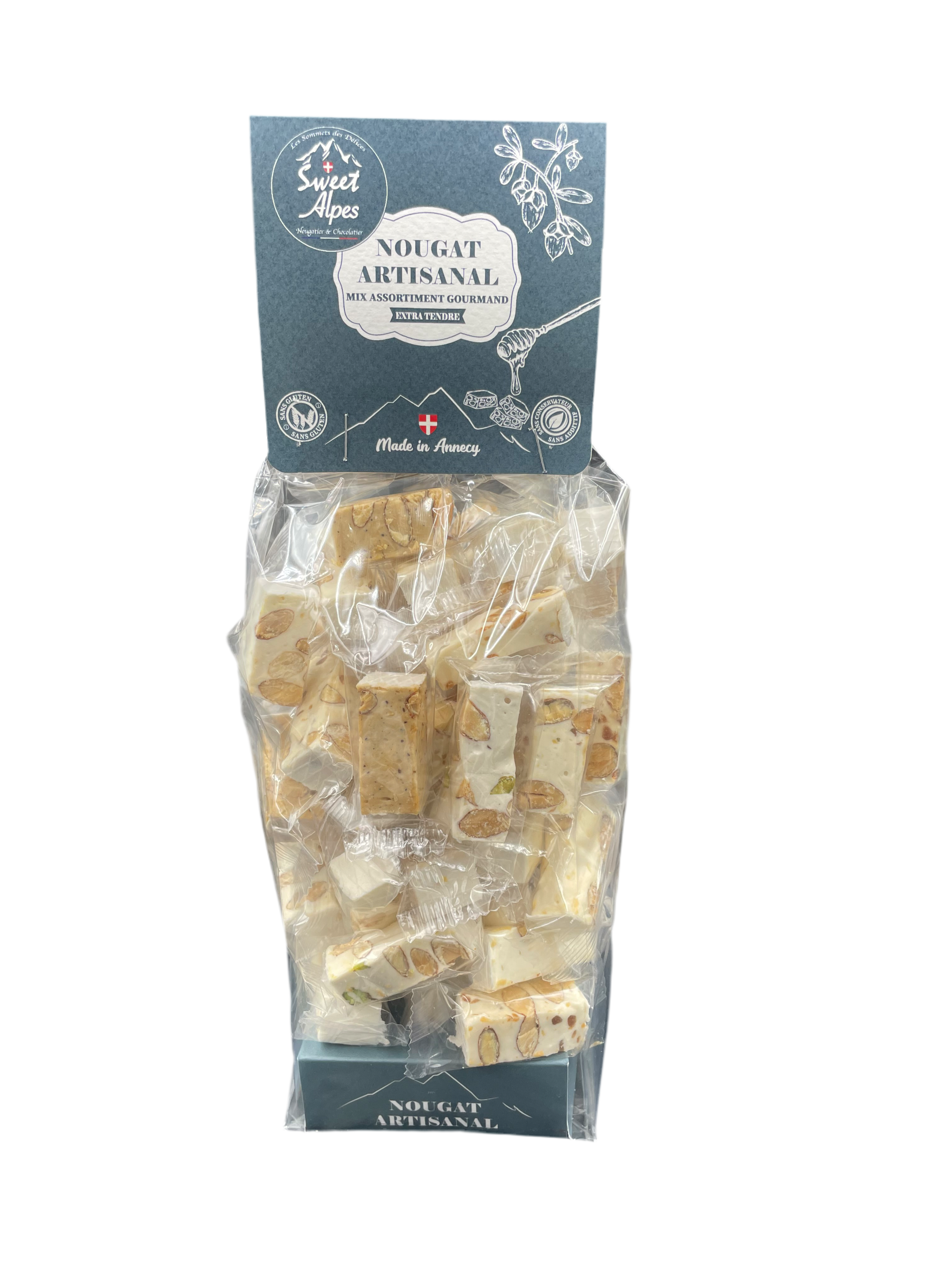 Assortiment de nougats en sachets - L’Assortiments Total Dégustation - 1kg