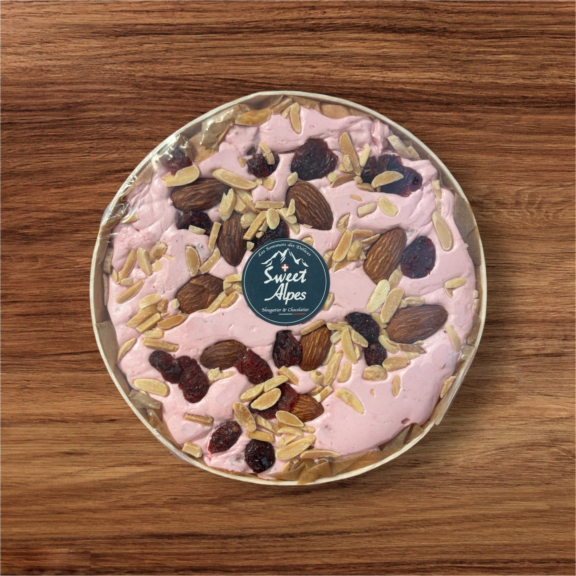 Tomme de Nougat - Le Pink Délicieux  - 500g